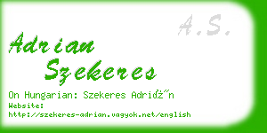 adrian szekeres business card